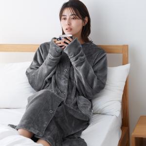 グンゼ レディース ルームウェア 着る毛布 フ...の詳細画像5