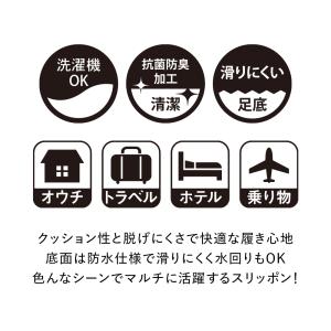 グンゼ おうちスリッポン ルームシューズ メン...の詳細画像4