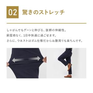 グンゼ BODYWILD ストレッチパンツ メ...の詳細画像4