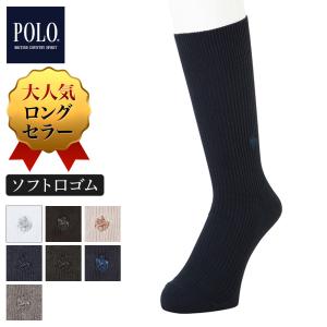 グンゼ ソックス メンズ 綿混 消臭加工 抗菌防臭加工 定番 リブソックス ビジネス カジュアル ビジカジ ポロビーシーエス POLO BCS 靴下