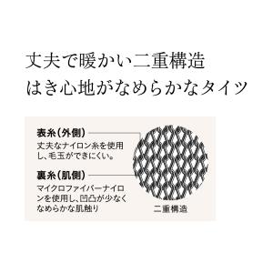 グンゼ サブリナ 80デニール 厚手 着圧 ひ...の詳細画像3