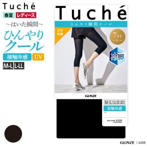 グンゼ レギンス レディース 春夏 スパッツ 静電気防止加工 UV素材 7分丈 Tuche