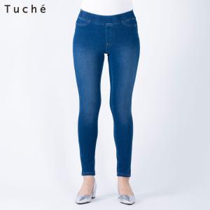 GUNZE グンゼ Tuche トゥシェ ニットデニムレギンスパンツ ストレッチ パンツ レディース TZK63K M〜LL 『いっぱい市』の商品画像