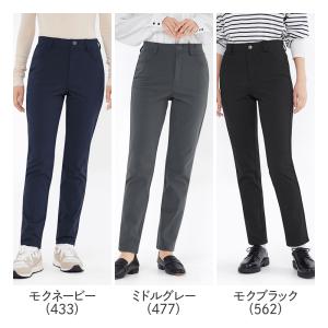 グンゼ 裏起毛パンツ レディース ストレッチパ...の詳細画像1