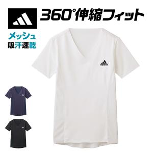 アディダス VネックTシャツ メンズ 肌着 イン...の商品画像