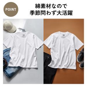 グンゼ ヘビーウェイト Tシャツ メンズ 脇縫...の詳細画像5