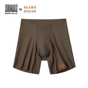 グンゼ ボディワイルド ボクサーパンツ メンズ 腰ゴムなし ロング カットオフ 男性 下着 肌着 前とじ BEAMS DESIGN BWY085B M L｜グンゼ公式ヤフー店