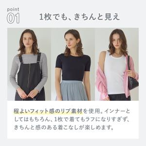 グンゼ 日本製 綿100% 半袖 インナー レ...の詳細画像4