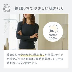 グンゼ 日本製 綿100% 半袖 インナー レ...の詳細画像5
