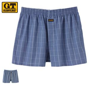 GTホーキンス トランクス メンズ 綿100% 紳士下着 前あき GUNZE グンゼ G.T.HAWKINS HK9817 M〜LL
