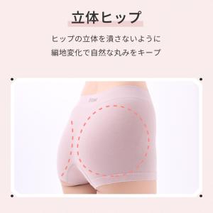 グンゼ ショーツ レディース 綿混 1分丈 ボ...の詳細画像4