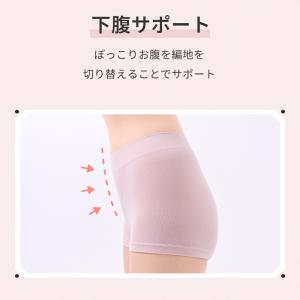 グンゼ ショーツ レディース 綿混 1分丈 ボ...の詳細画像5