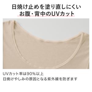 グンゼ 汗取りパッド付き 2分袖 女性下着 U...の詳細画像2