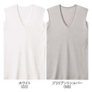 グンゼ アセドロン メンズ ノースリーブ 汗取...の詳細画像1