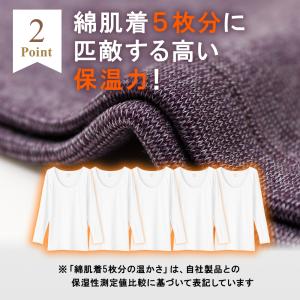 グンゼ 腹巻き 裏起毛 メンズ 発熱 防寒 厚...の詳細画像5