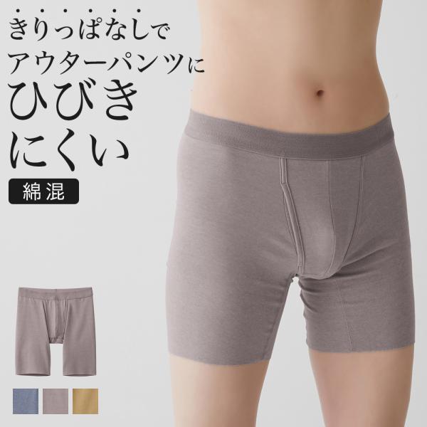 グンゼ YG ボクサーパンツ 前開き メンズ ロング カットオフ きりっぱなし ストレッチ 下着 男...
