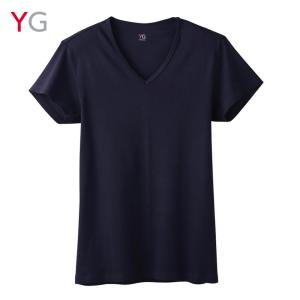 アウトレット GUNZE グンゼ YG ワイジー VネックTシャツ メンズ 綿100% コットンクール 抗菌防臭 吸汗速乾 清涼感 紳士肌着 YV0315N M〜LL