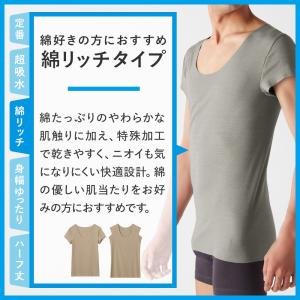 グンゼ in.T インティー ノースリーブ 袖...の詳細画像2