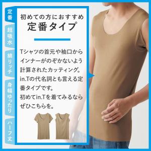 グンゼ in.T インティー 袖なし メンズ ...の詳細画像2