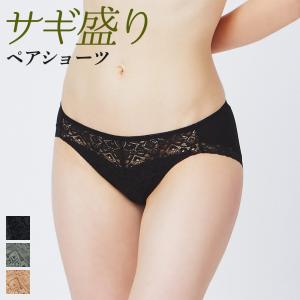 アウトレット グンゼ ハーフショーツ レディース トゥシェ パンツ ショーツ レース ペアショーツ 下着 GUNZE Tuche｜gunze