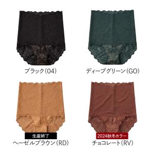グンゼ Tuche ハイウエスト ショーツ 総...の詳細画像1
