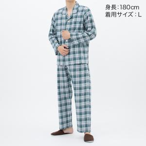 グンゼ パジャマ メンズ 春夏 綿100% 長...の詳細画像2
