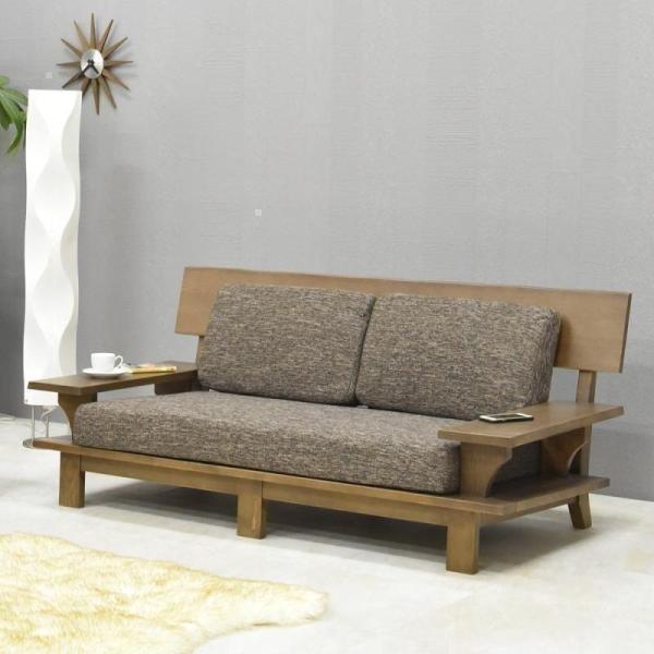 ソファ ソファー 2人掛け 2人 2人用 木製 木製フレーム 和風 タモ タモ材 和モダン 二人掛け...