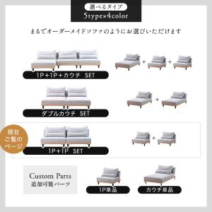 ソファベッド 3人掛け 2人掛け 3P 2P ...の詳細画像2