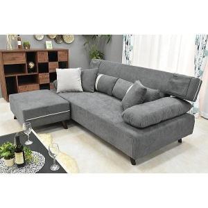 ニトリ（NITORI） 3人掛け布張りソファベッドセット(ノアーク3