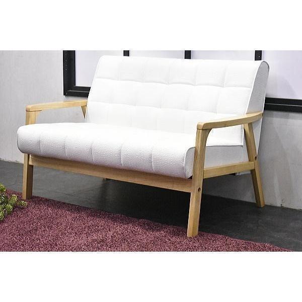 ソファ ソファー 2人掛け 木製 木製フレーム クロコダイル柄 カリモク調 2Pソファー 2人掛けソ...