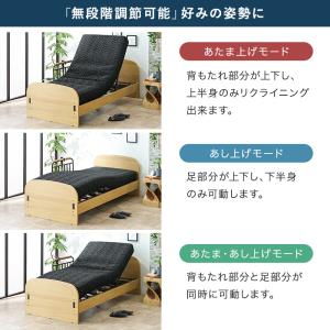 ハードタイプ マットレス付 介護ベッド 電動ベ...の詳細画像4