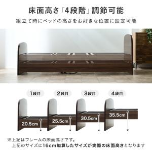 ハードタイプ マットレス付 介護ベッド 電動ベ...の詳細画像5