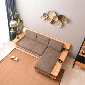 開梱設置付 カウチソファ カウチソファー ソフ...の詳細画像2