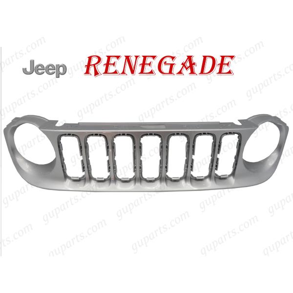 ジープ レネゲード 2015〜 フロント バンパー グリル シルバー 5XB15LXHAA 5XB2...
