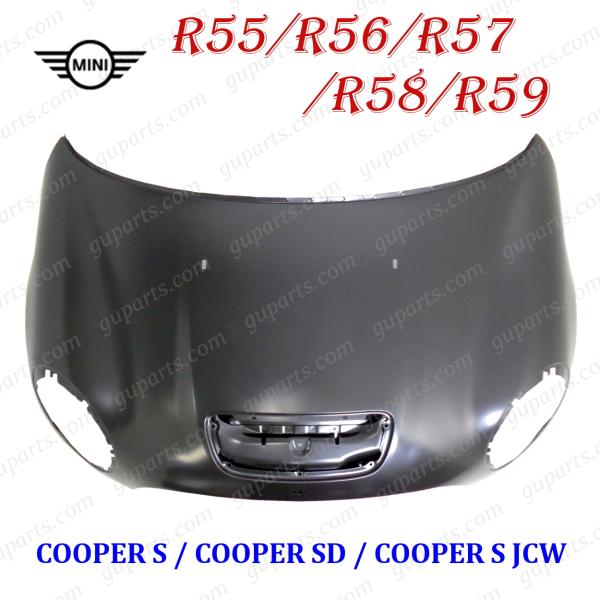 ミニ クーパーS / ジョンクーパーワークス R55 R56 R57 R58 R59 ターボ ボンネ...