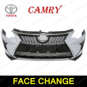 カムリ エアロ スピンドルグリル AVV50 引き取り限定 カムリ トヨタ AVV50 HV 前期 → 後期 LEXUS LOOK フロント