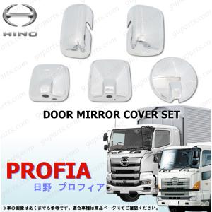 エアループプロフィア H22〜H29 17 プロフィア H29〜R6 大型車用 ミラーカバー セット ヒーター付用 HINO PROFIA 日野｜GUパーツ 3