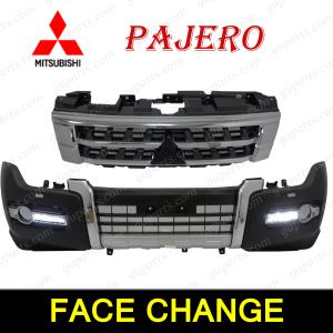 三菱（MITSUBISHI） パジェロ 前期 中期 → 後期 フロント バンパー