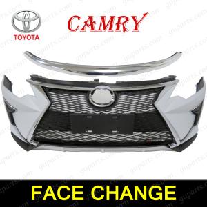 カムリ AVV50 HV 後期 → LEXUS LOOK フロント バンパー ラジエーター