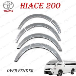 200系 ハイエース オーバーフェンダー メッキ モール☆新品/未使用☆ ハイエース 200系 カスタム 5型 メッキ オーバーフェンダー
