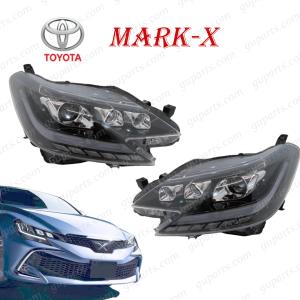 トヨタ　マークＸ　ＧＲＸ１３０　中期　ヘッドライト（Ｒ）運転席側 トヨタ マーク X GRX130 系 中期 後期 H24.8〜R1.12 HID LED 左