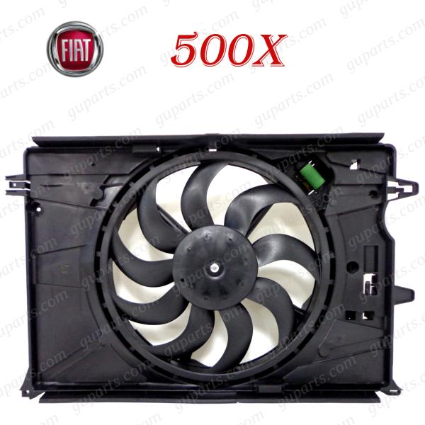 FIAT フィアット 500X 33414 1.4L ラジエーター 電動 クーリング ファン モータ...