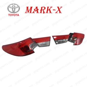 マークX GRX130系 前期 ファイバー テールランプ レッド 4灯化 RD