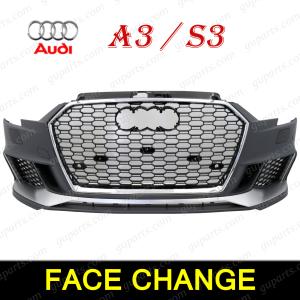 Audi（アウディ） A3 S3 セダン 8V 後期 → RS3 フロント バンパー