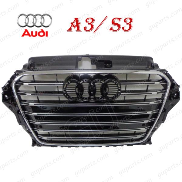 アウディ A3 8V 系 前期 S3 タイプ フロントバンパー ラジエーター グリル 8VCXS 8...