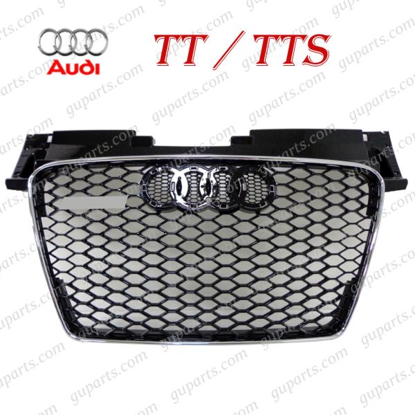 AUDI TT TTS 8J 系 → TTRS タイプ グリル バンパー クローム メッキ 2006...