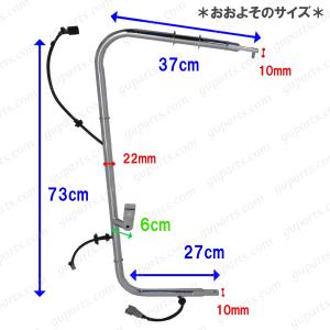 日野 17 プロフィア H29〜 右 ミラー ...の詳細画像3