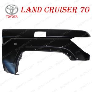 ランドクルーザー トヨタ 70 ウインチ あり フロント バンパー カバー 