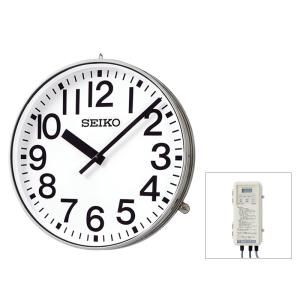 ■セイコー システムクロックFM電波時計【ステンレス製】■SFC-107R ■お取り寄せ品