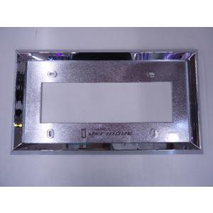 ジェットイノウエ 余白隠しナンバープレート枠 38ミリ角パイプおこし